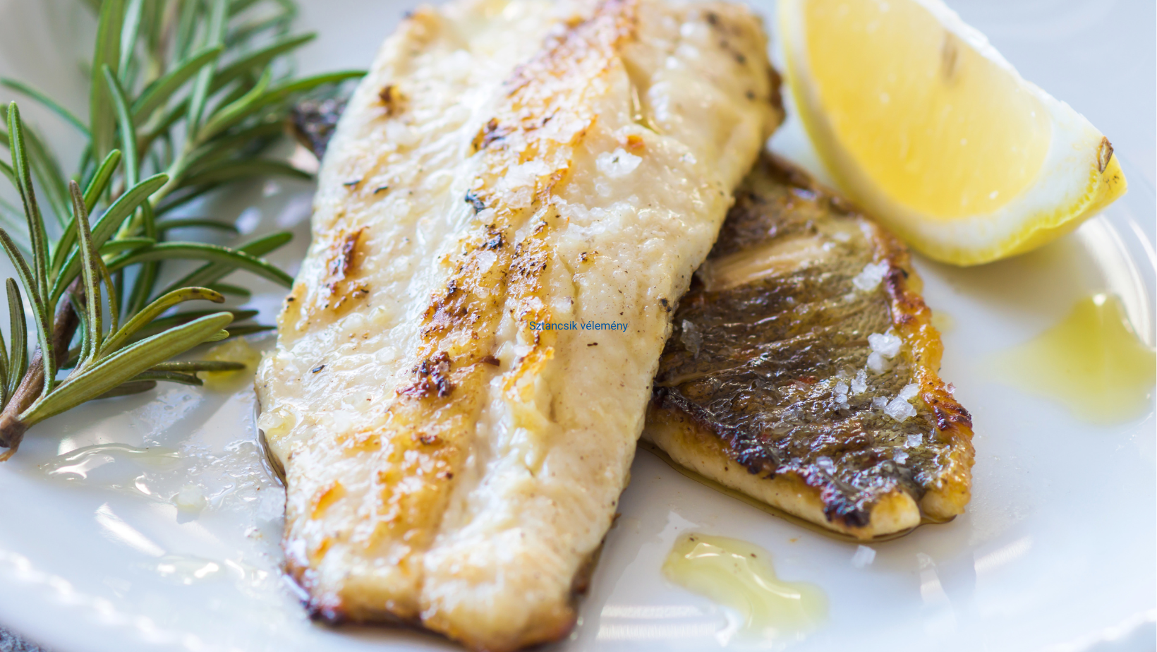 Sült hal mediterrán fűszerekkel